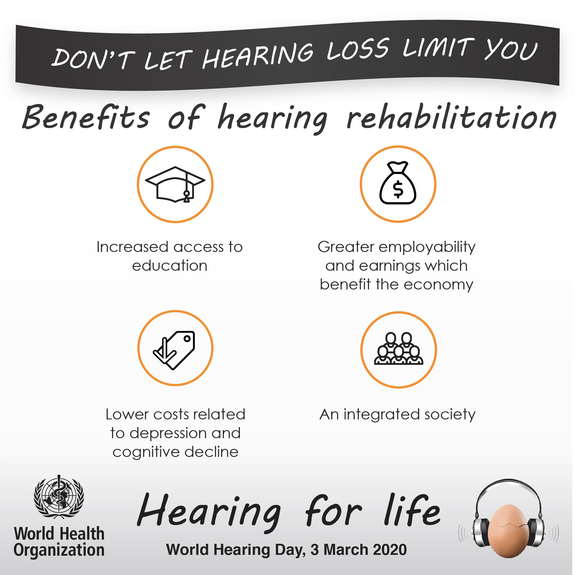 World Hearing Day 2020: Benefits of hearing rehabilitation